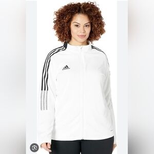 Adidas Tiro 21 Standard Length Track Full Zip Athletic Jacket Ladies Size Medium